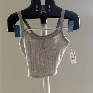 PacSun Gray Ribbed Camisole